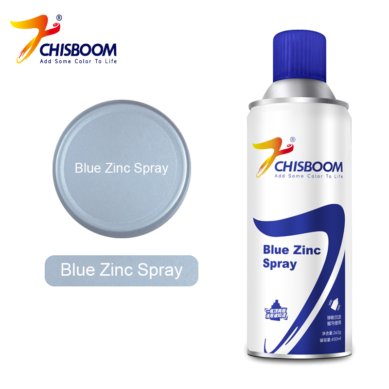 Blue biela farba zinku aerosóla
